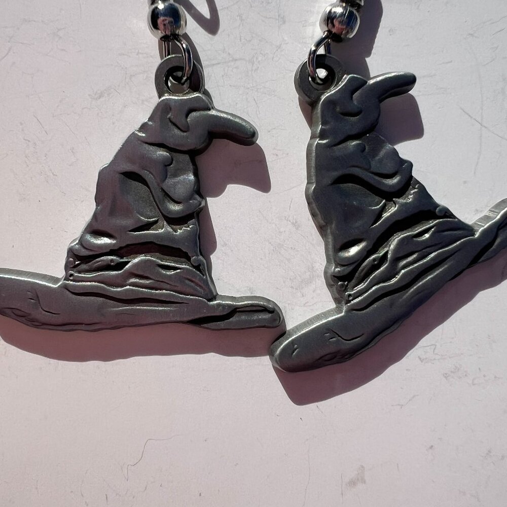 Harry Potter Sorting Hat Dangle Earrings
